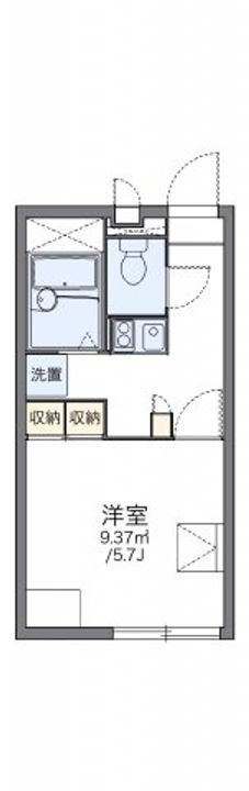 レオパレスアクア門前の間取り