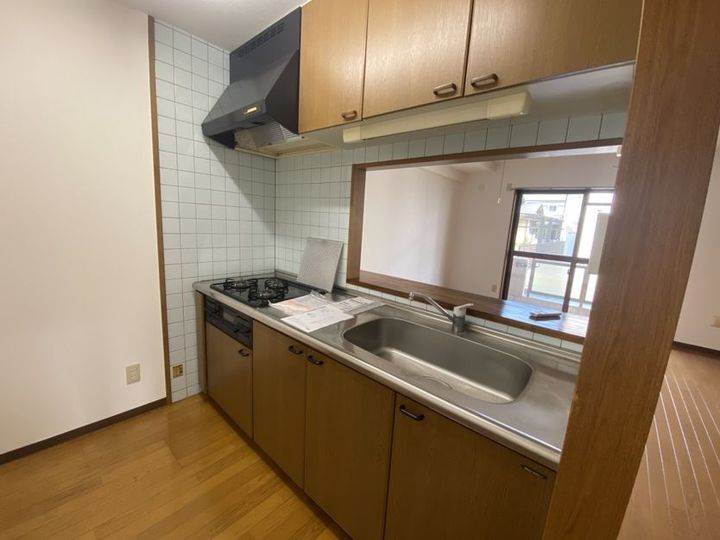 岡山県倉敷市茶屋町(アパート)の賃貸物件のキッチン