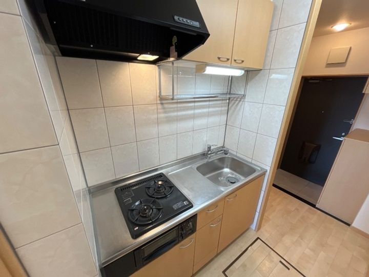 岡山県倉敷市東富井(アパート)の賃貸物件のキッチン