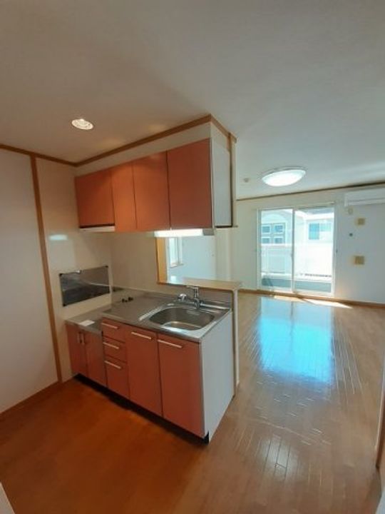 岡山県浅口市鴨方町鴨方(アパート)の賃貸物件のキッチン