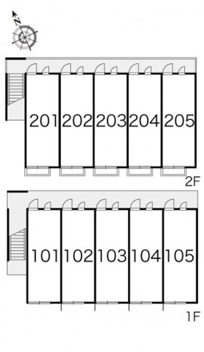 岡山県倉敷市白楽町(アパート)の賃貸物件105のその他画像
