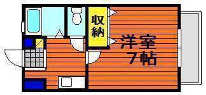 岡山県倉敷市有城(アパート)の賃貸物件205の間取り