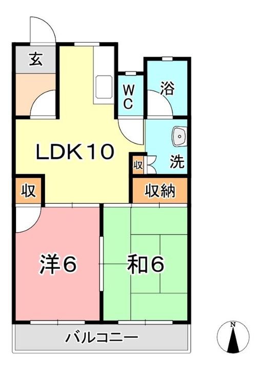 駅前ビルの間取り