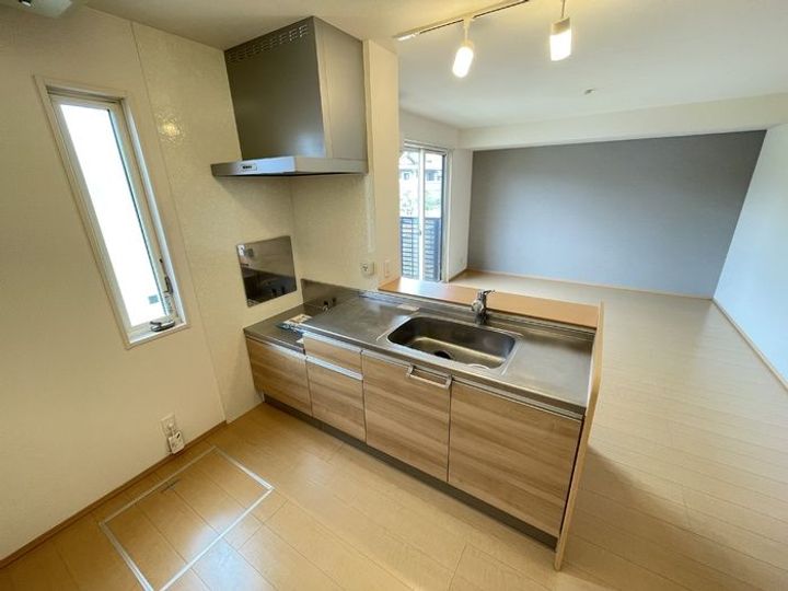 岡山県浅口市鴨方町鴨方(アパート)の賃貸物件のキッチン