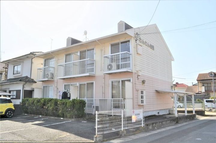 岡山県倉敷市中島(アパート)の賃貸物件の外観