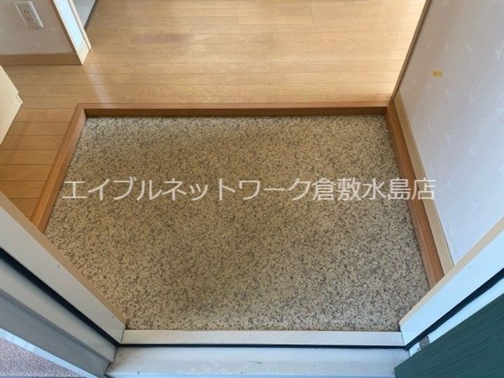 岡山県倉敷市林(アパート)の賃貸物件102の玄関