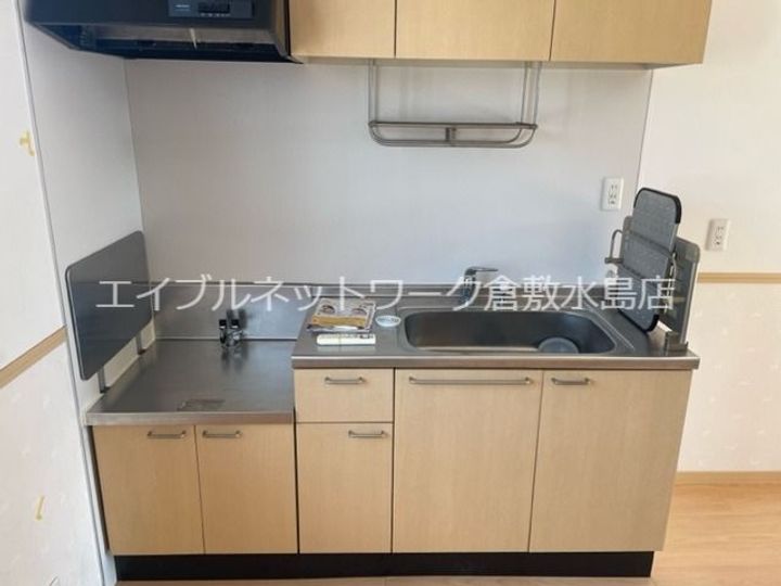 岡山県倉敷市林(アパート)の賃貸物件102のキッチン