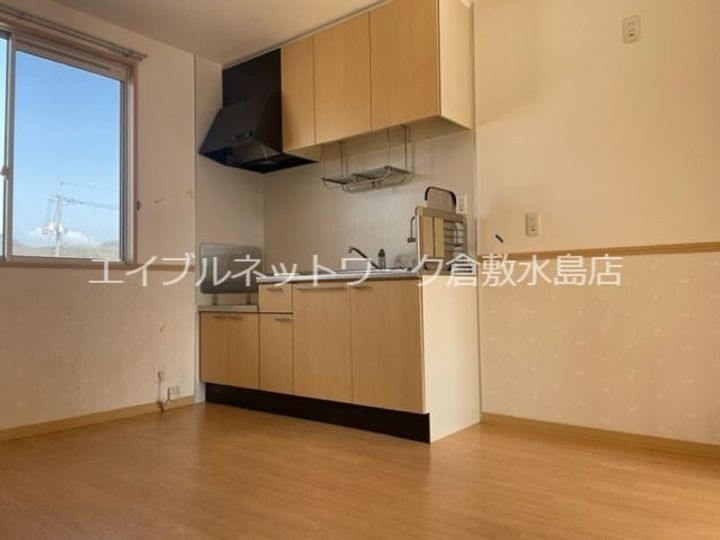 岡山県倉敷市林(アパート)の賃貸物件102のキッチン