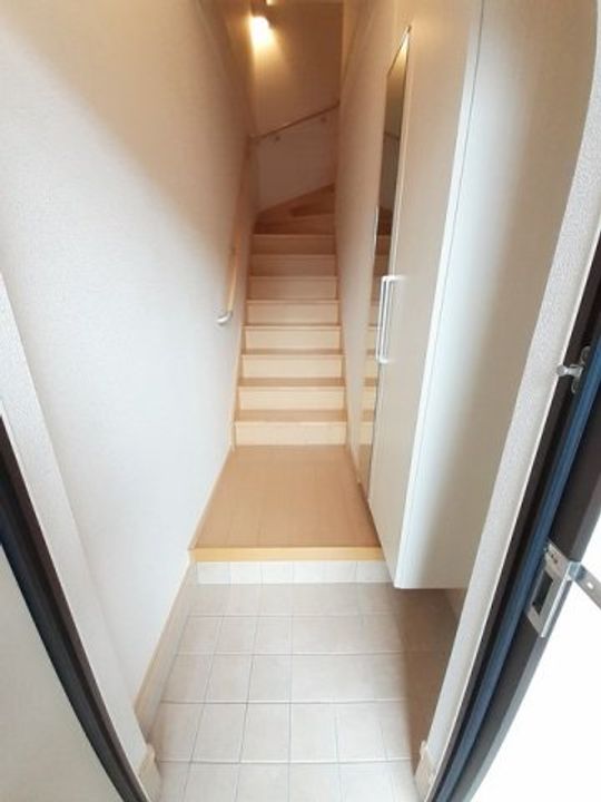 ベル・メゾン鶴市Bの玄関