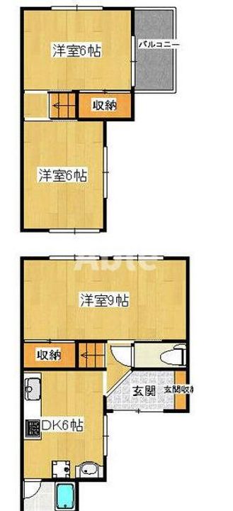 香川県高松市今里町(一戸建)の賃貸物件の間取り