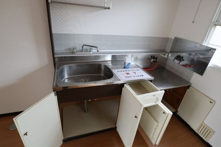 岡山県倉敷市連島2丁目(アパート)の賃貸物件202のキッチン