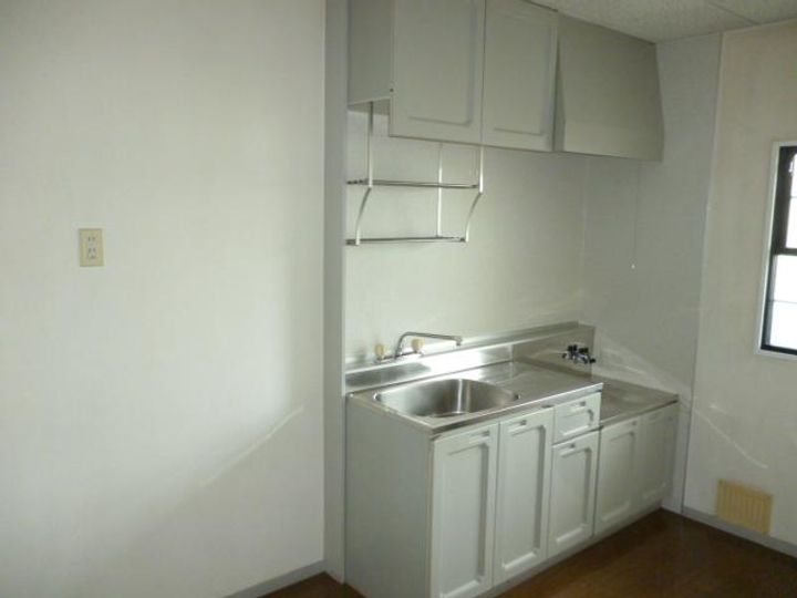 エーライン泉A・B ペット(犬)B202号室のキッチン