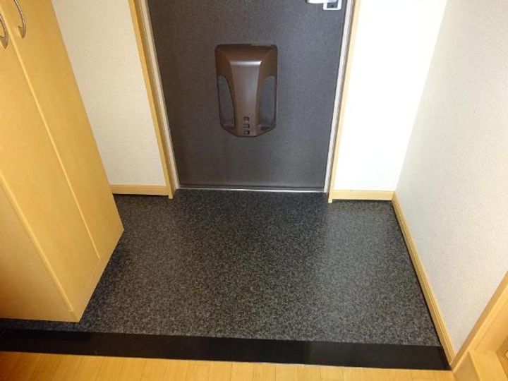 ルーエンビレッジCの玄関