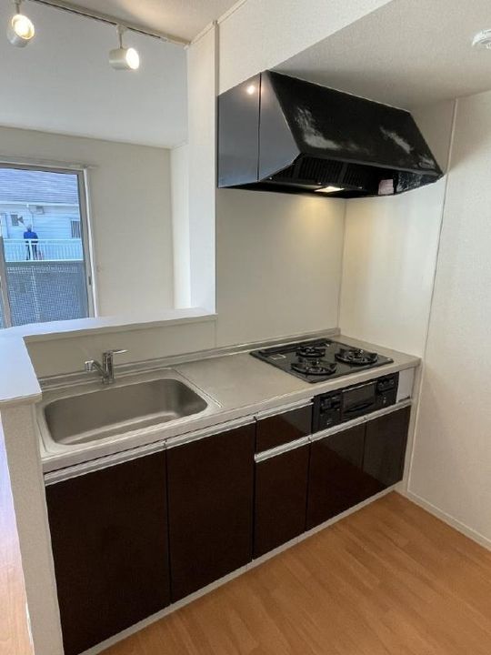 岡山県倉敷市連島町連島(アパート)の賃貸物件のキッチン