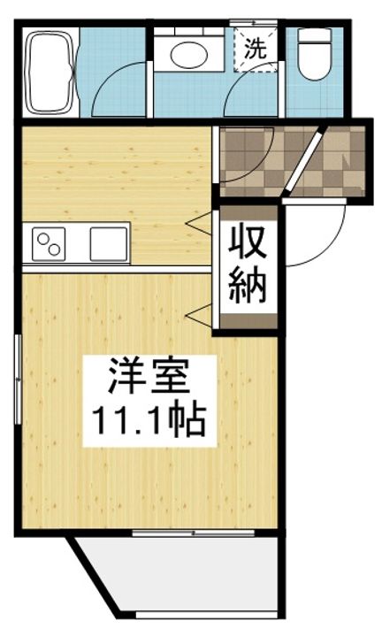 ポルシェ松浜の間取り