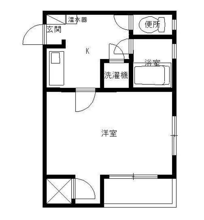 大福マンション三吉の間取り