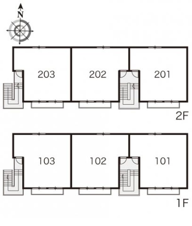 岡山県倉敷市笹沖(アパート)の賃貸物件203のその他画像