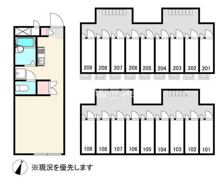 リバーサイドTMIの間取り
