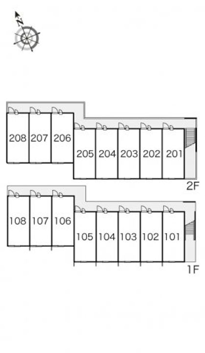 岡山県倉敷市西富井(アパート)の賃貸物件203のその他画像