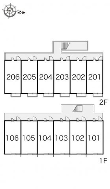 岡山県倉敷市西中新田(アパート)の賃貸物件103のその他画像