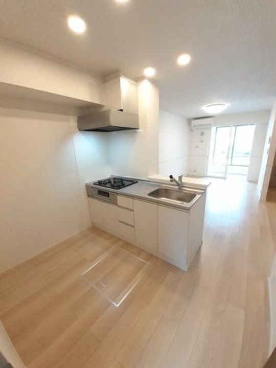 岡山県倉敷市福田町古新田(アパート)の賃貸物件のキッチン