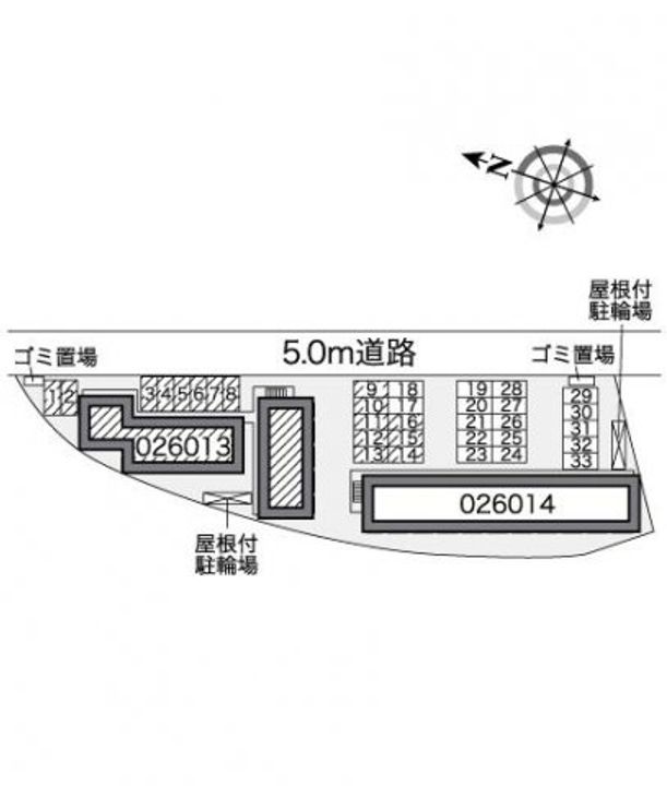 岡山県倉敷市西中新田(アパート)の賃貸物件108のその他画像