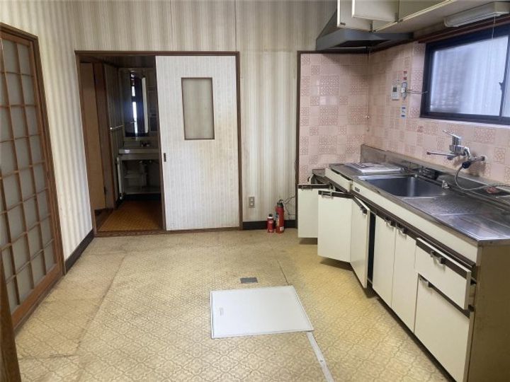 広島県福山市水呑町(一戸建)の賃貸物件のキッチン