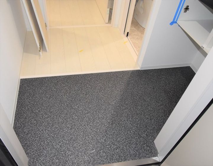 月光福山中央壱番館の玄関