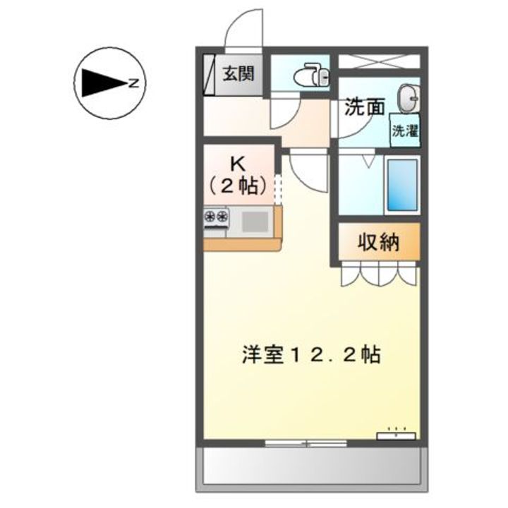 レジデンス スワニーⅢの間取り