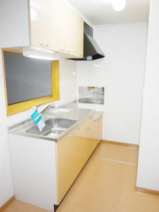 岡山県倉敷市東塚4丁目(アパート)の賃貸物件のキッチン