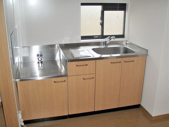 岡山県浅口市金光町占見新田(アパート)の賃貸物件102のキッチン