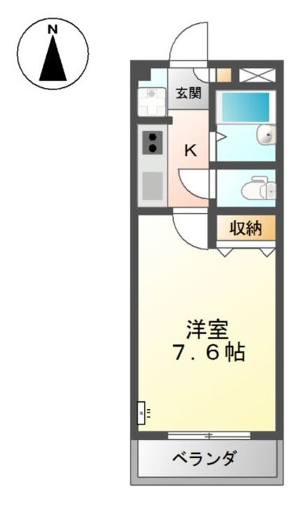 レジデンス松原の間取り