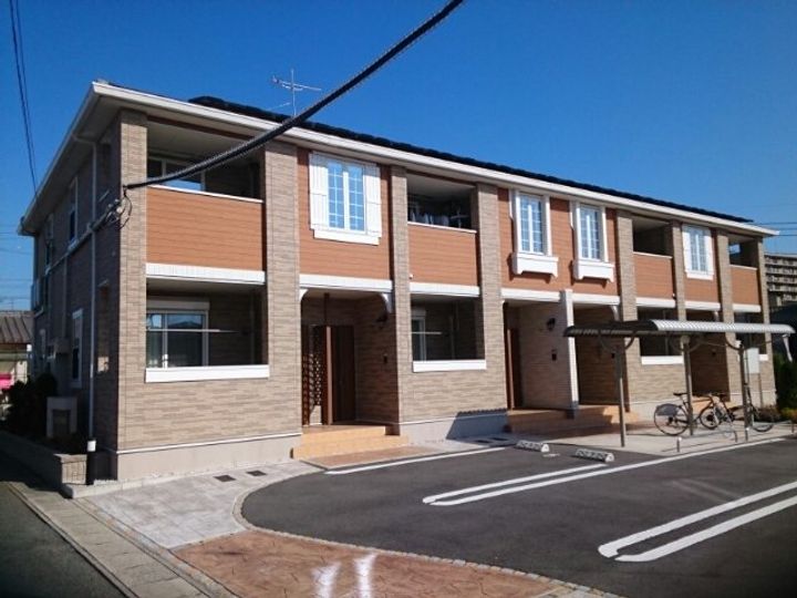 岡山県倉敷市中島(アパート)の賃貸物件の外観