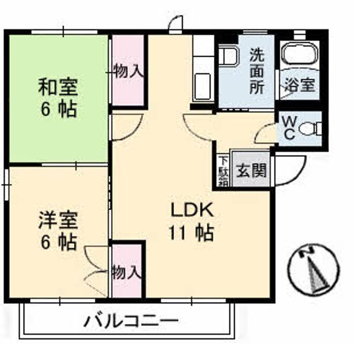 ディアスSUND棟の間取り