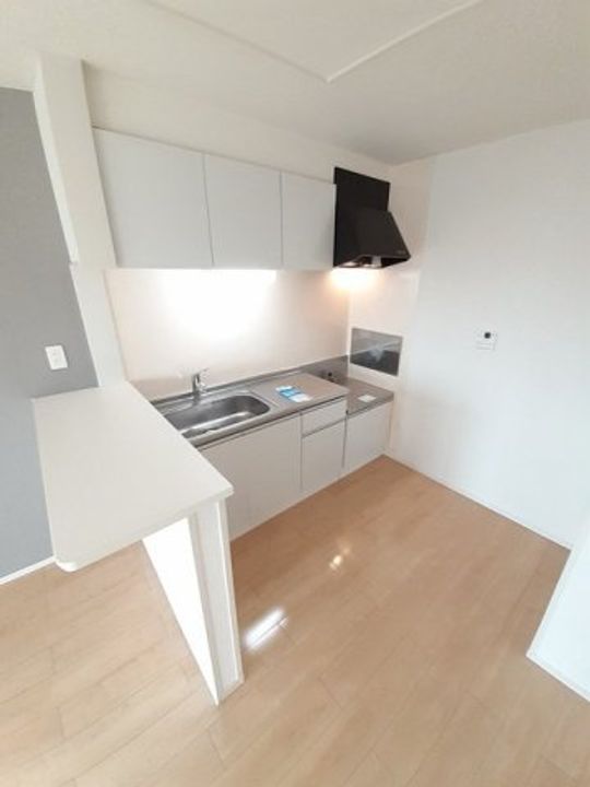 岡山県倉敷市連島3丁目(アパート)の賃貸物件のキッチン