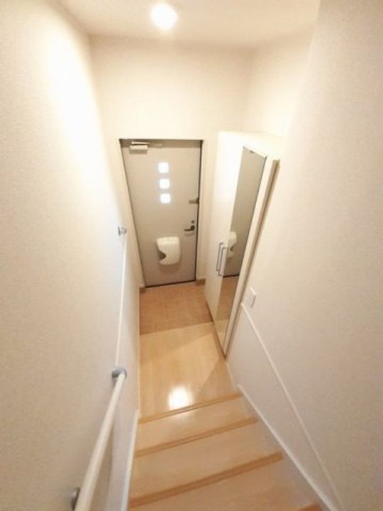 岡山県倉敷市連島3丁目(アパート)の賃貸物件の玄関