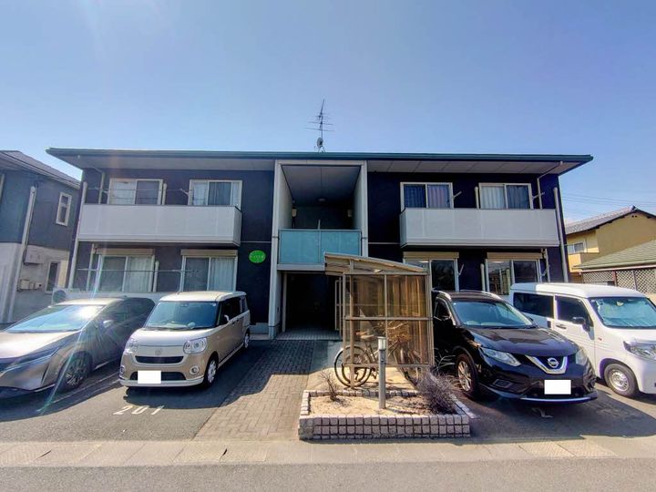 岡山県倉敷市中島(アパート)の賃貸物件の外観