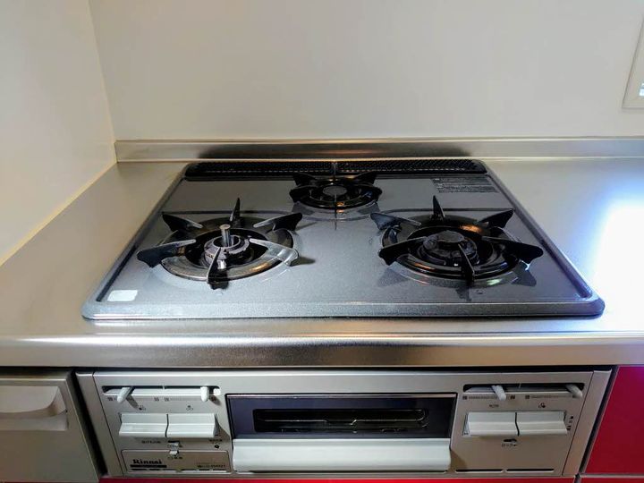 岡山県倉敷市中島(アパート)の賃貸物件のキッチン