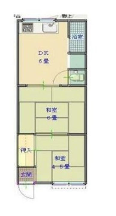 寿マンションの間取り