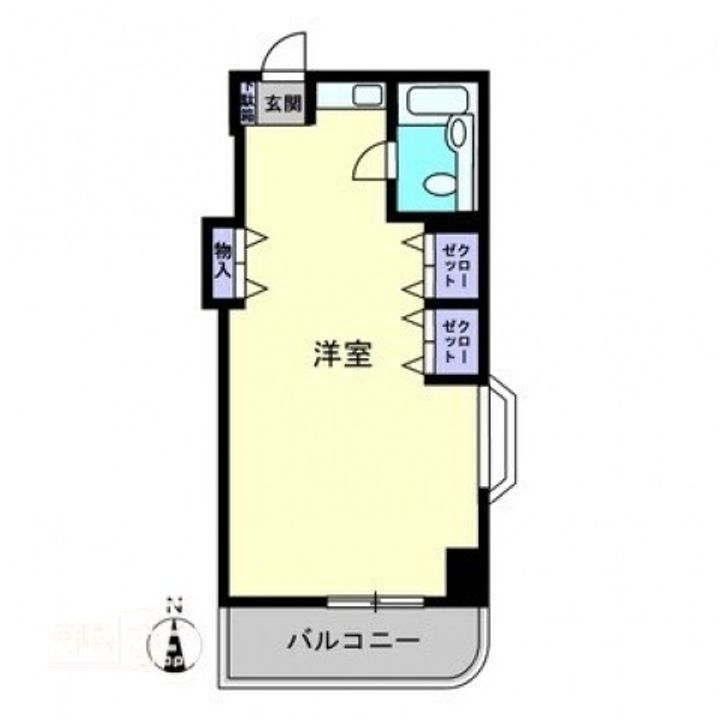 トリン錦町305の間取り