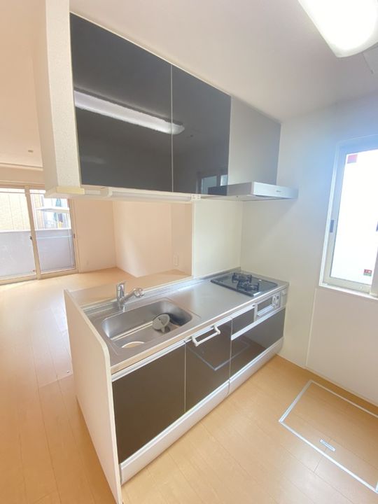 岡山県倉敷市広江2丁目(アパート)の賃貸物件のキッチン