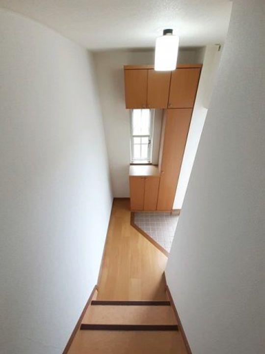 サン・リーベ Bの玄関