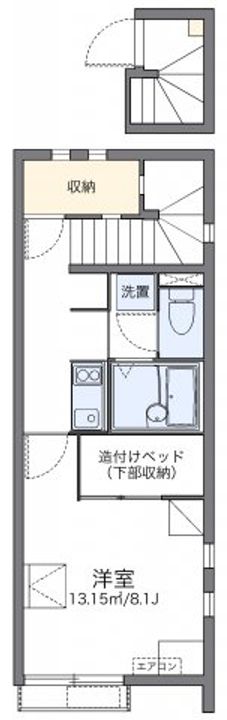 レオネクストグランドゥールパル201の間取り