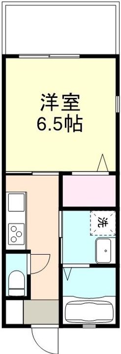 岡山県倉敷市玉島乙島(アパート)の賃貸物件の間取り