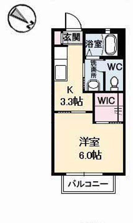 パレスHIROCO A棟の間取り