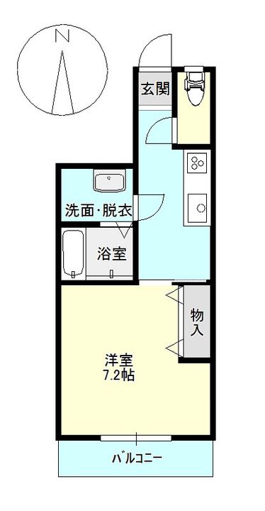 シェリ102の間取り