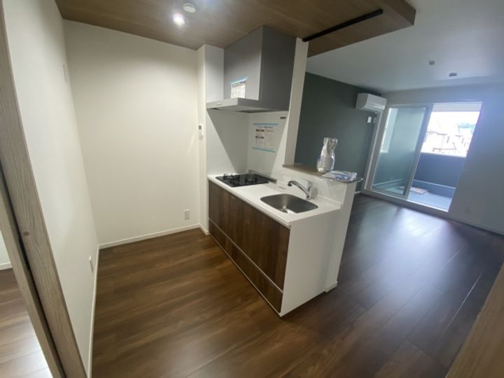 岡山県岡山市南区大福(アパート)の賃貸物件203のキッチン