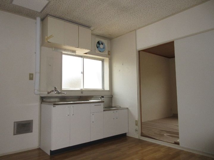 岡山県倉敷市玉島勇崎(アパート)の賃貸物件のキッチン