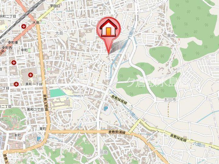 星の郷コーポ A棟201の地図