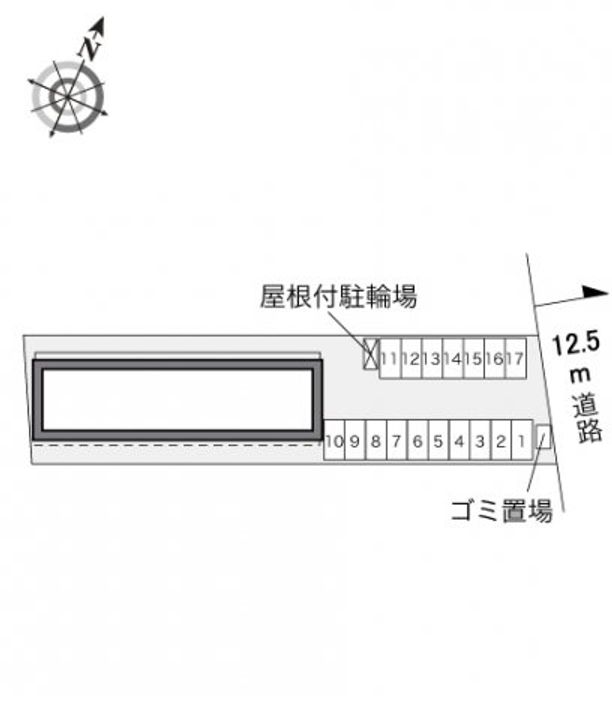 岡山県倉敷市玉島上成(アパート)の賃貸物件201のその他画像